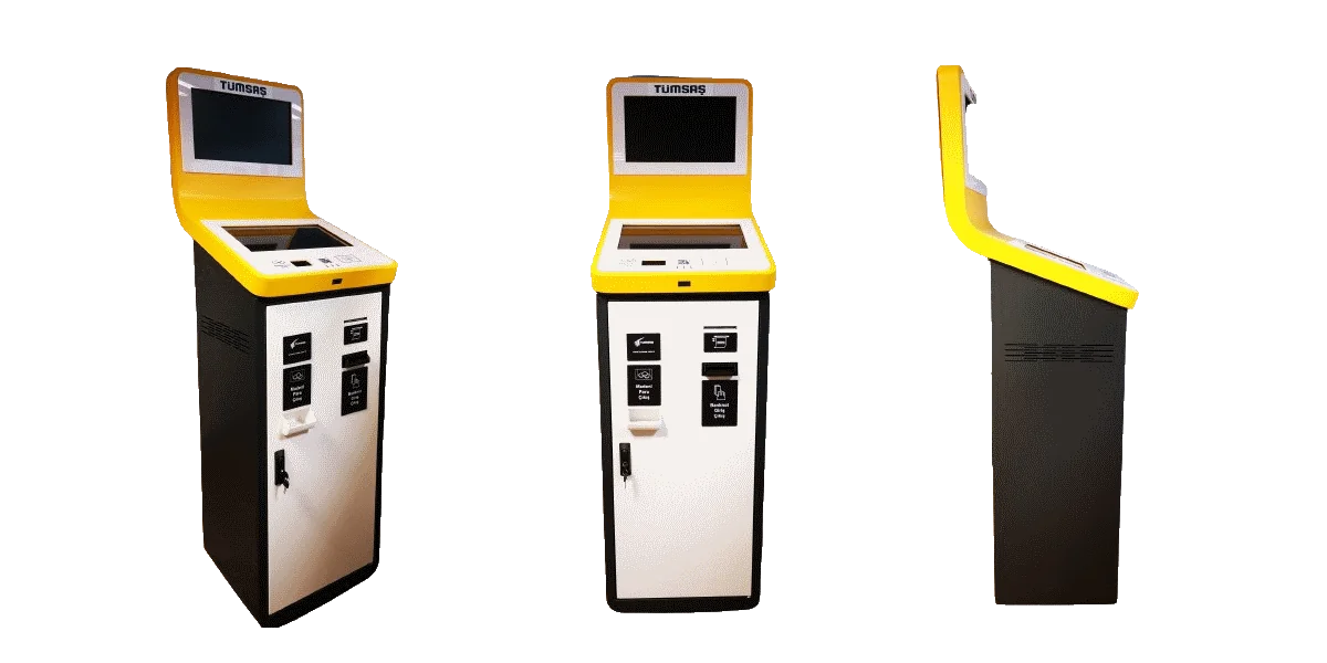 Fintek nakit çekme kiosku terminali ve kartsız nakit çekim modülü